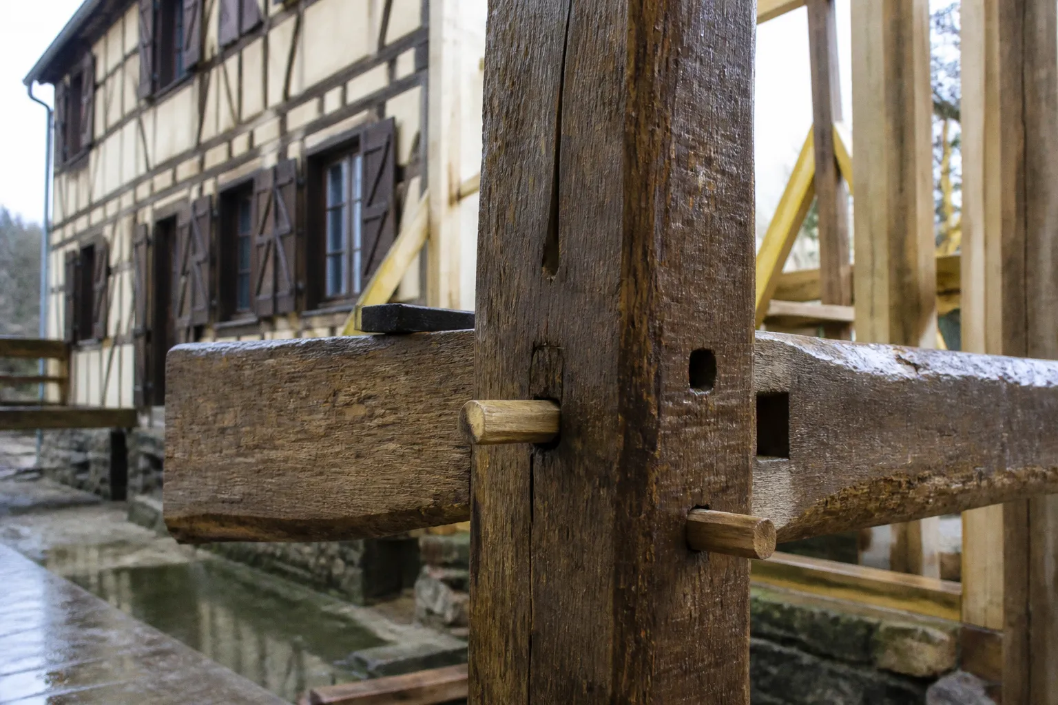 Écomusée d'Alsace : la reconstruction des maisons anciennes