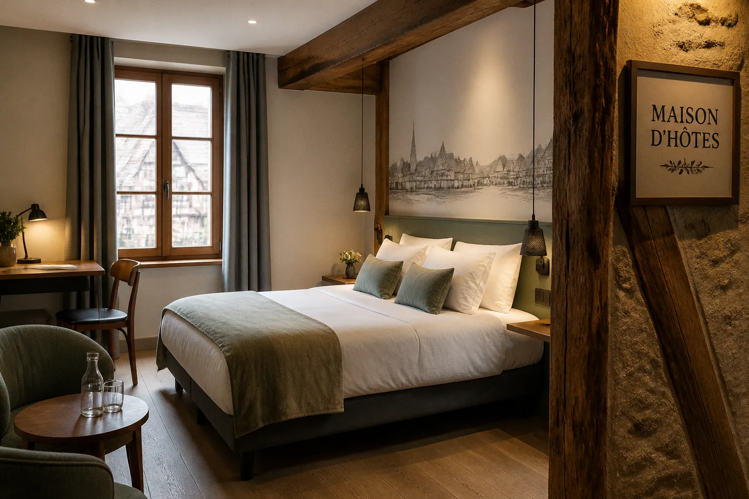 Rénover une chambre d'hôtes en Alsace : l'art de concilier patrimoine et confort moderne