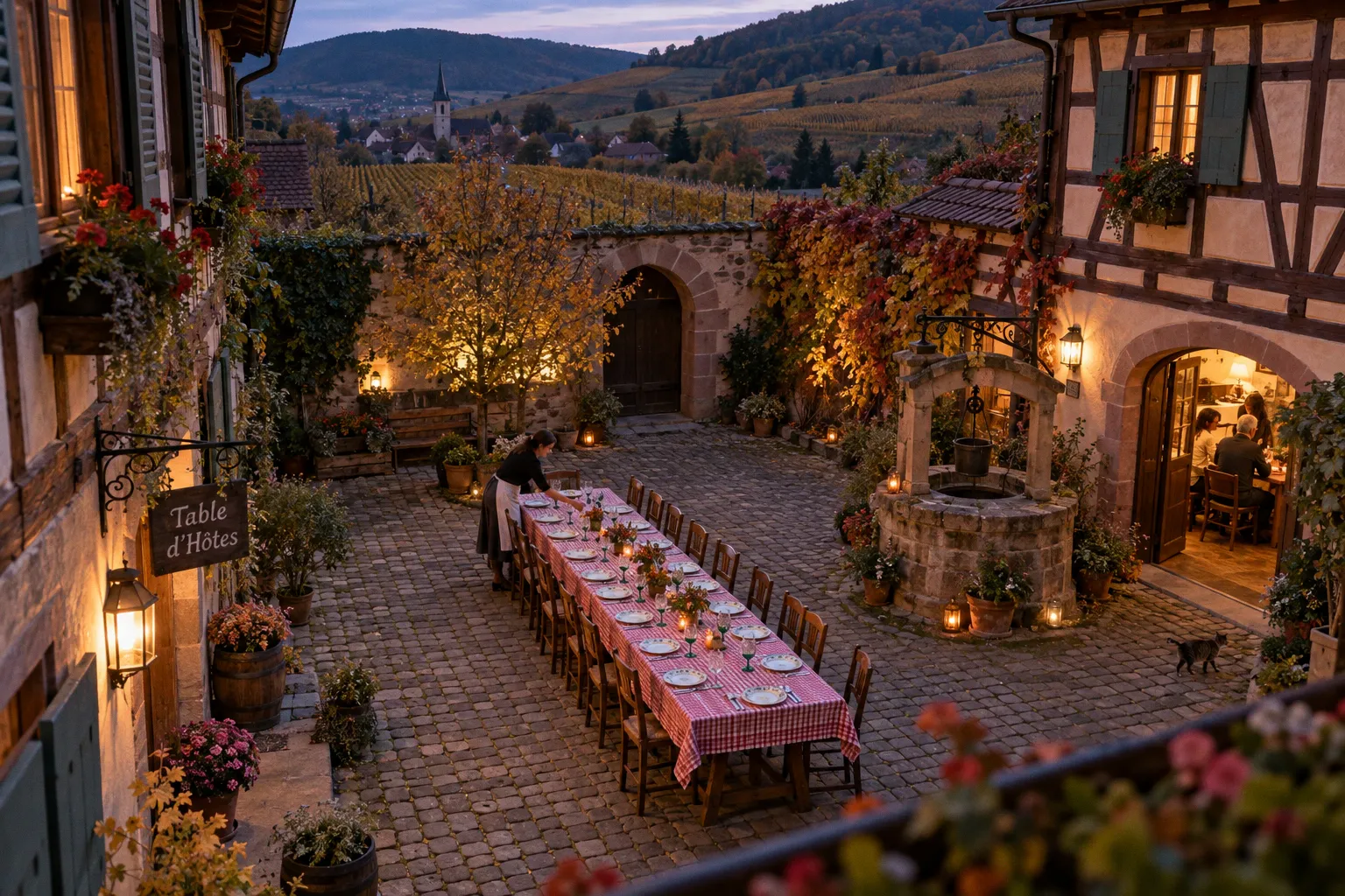 Table d'hôtes alsacienne : menu unique ou choix à la carte ?