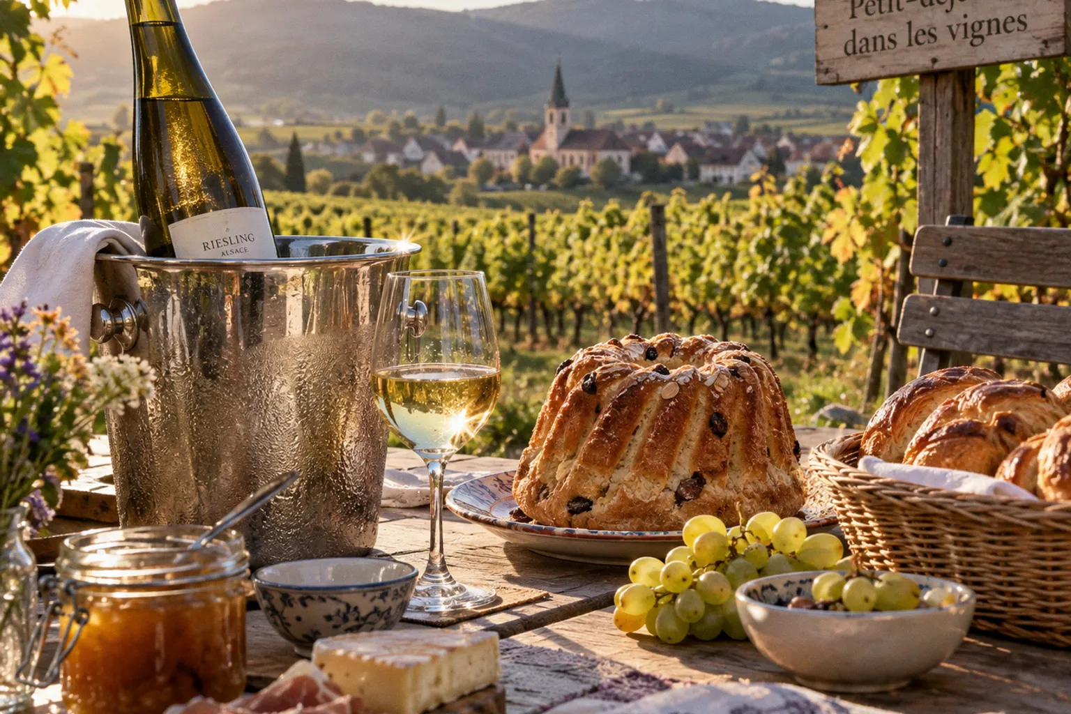 Vin d'Alsace : faut-il le servir au petit-déjeuner ou au dîner ?