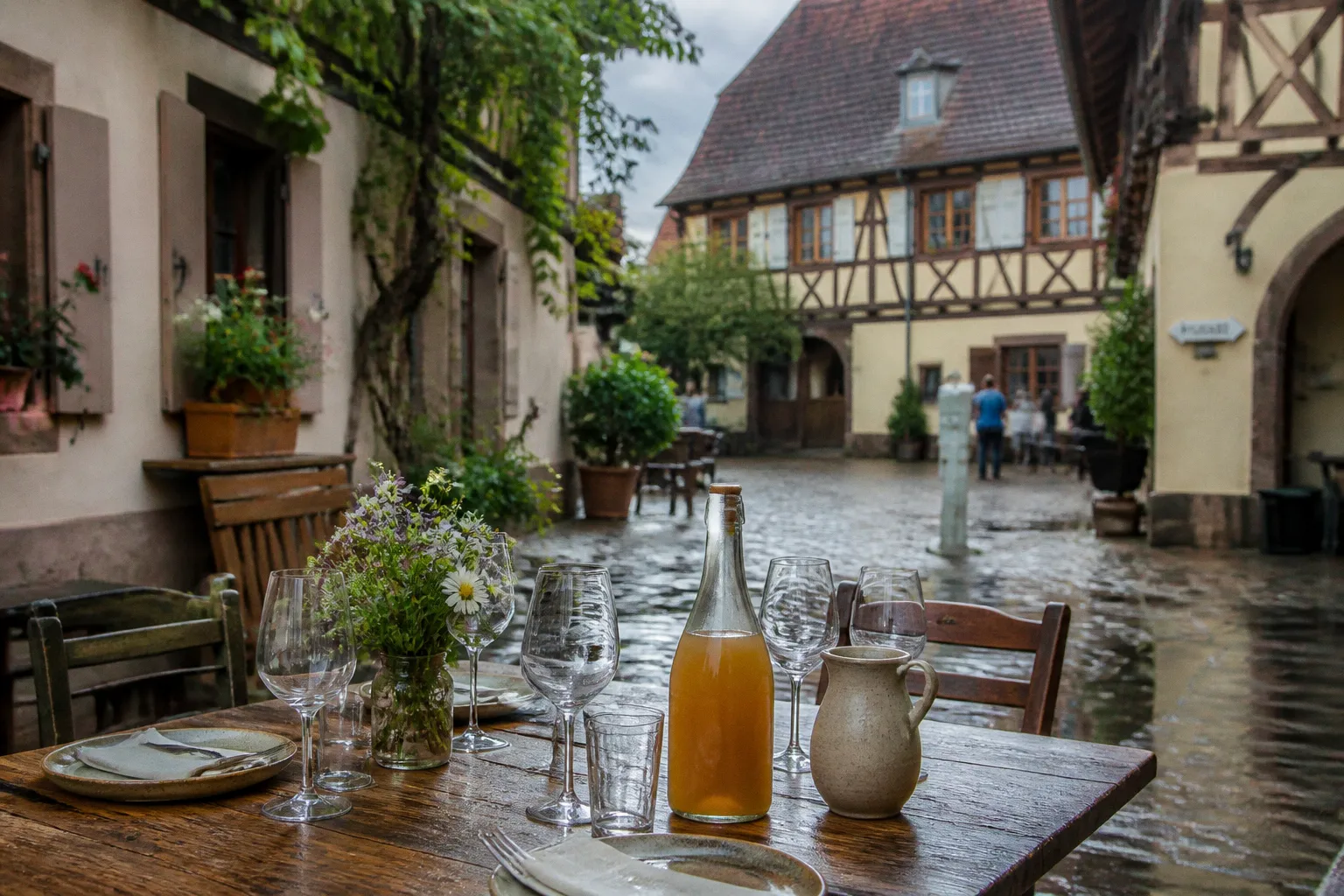 Vins nature d'Alsace : la tendance des tables d'hôtes